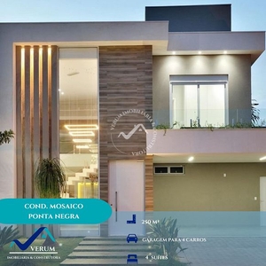 Casa em Ponta Negra, Manaus/AM de 250m² 4 quartos à venda por R$ 1.279.000,00