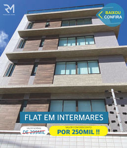 Flat em Intermares, Cabedelo/PB de 27m² 1 quartos à venda por R$ 249.000,00