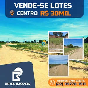 Terreno em Centro, São Francisco De Itabapoana/RJ de 144m² à venda por R$ 30.000,00