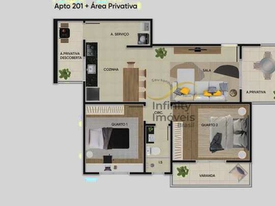 Apartamento à venda no bairro Bela Vista (Parque Durval de Barros) - Ibirité/MG