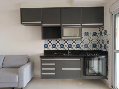 Apartamento com 1 dormitório para alugar, 40 m² por R$ 3.295,35/mês - Jardim Aquarius - Sã