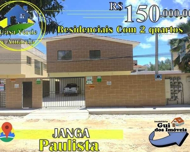 Apartamento para venda tem 50m² de 2 quartos com suite em Janga - Paulista/PE - 150 MIL