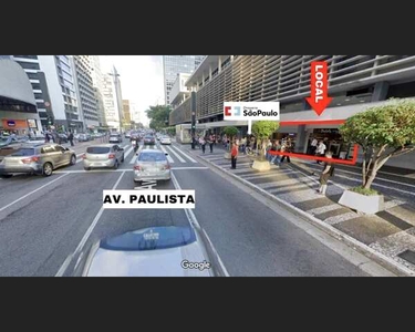 EXCELETE LOJA COMERCIAL NA AV. PAULISTA C/ 330 M² P/ LOCAÇÃO