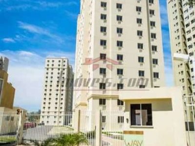 Apartamento com 3 quartos à venda na estrada dos bandeirantes, 6975, curicica, rio de janeiro, 65 m2 por r$ 315.000