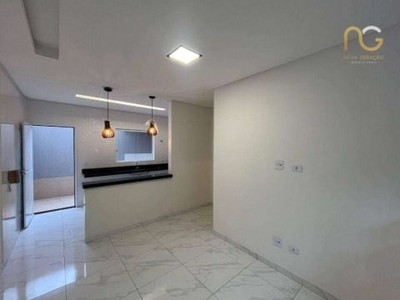 Casa à venda, 57 m² por r$ 335.000,00 - ocian - praia grande/sp