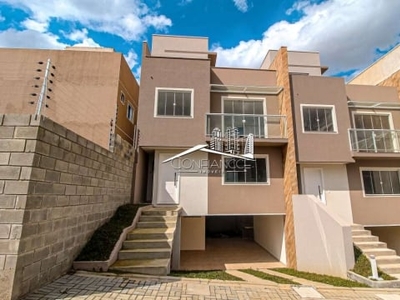 Casa em condomínio fechado com 3 quartos para alugar na rua marumby, campo comprido, curitiba, 94 m2 por r$ 4.200