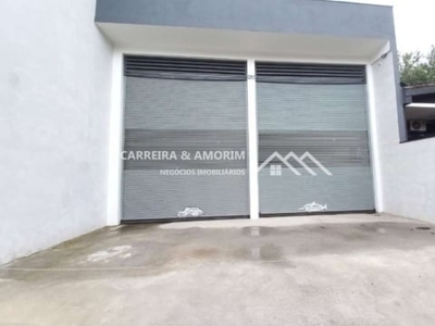 Alugo salão comercial, 350 m², pé direito de 6,5m, banheiro masculino e feminino, 5 vagas de garagem. avenida maria coelho de aguiar. jardim são luis.