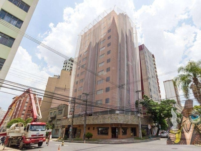Apartamento com 1 dormitório para alugar, 40 m² por r$ 1.853,70/mês - centro - curitiba/pr