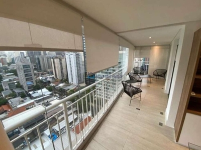 Apartamento com 1 quarto e 2 banheiros para alugar, 80 m² na vila nova conceição