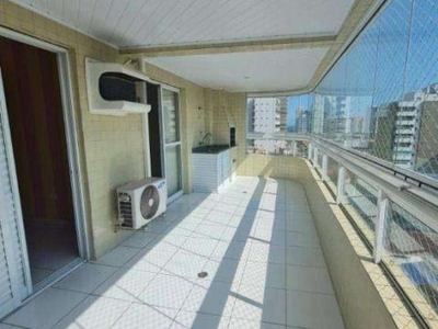 Apartamento com 2 dormitórios à venda, 95 m² por r$ 405.000,00 - vila guilhermina - praia grande/sp