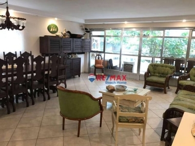 Apartamento para alugar, 160 m² por r$ 5.000,00/mês - centro - guarujá/sp