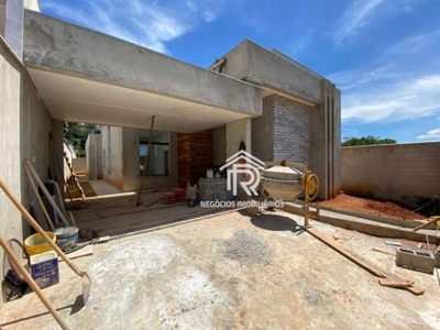 Casa com 3 dormitórios à venda, 166 m² por r$ 790.000,00 - condominio portal do igarapé - igarapé/mg