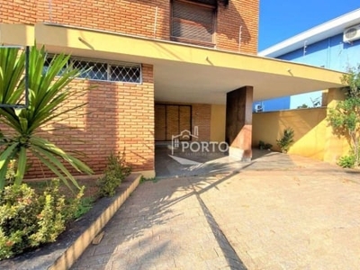 Casa para alugar, 295 m², com 7 salas, em avenida de grande fluxo - cidade jardim - piracicaba/sp