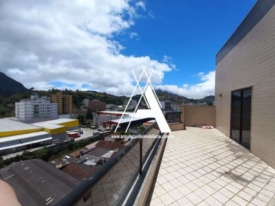 Cobertura linear, com 138m² em teresópolis, na várzea