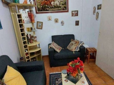 Kitnet com 1 dormitório à venda, 25 m² por r$ 150.000,00 - aviação - praia grande/sp