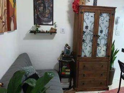 Kitnet com 1 dormitório à venda, 30 m² por r$ 260.000,00 - aparecida - santos/sp