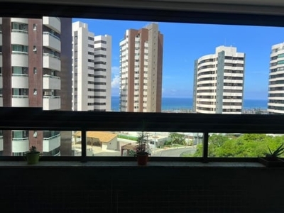 Sensacional apartamento em patamares, 4 quartos, vista mar, 194 m2
