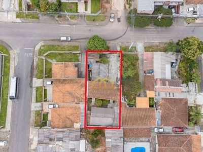 Terreno à venda, 377 m² por r$ 329.000,00 - jardim monza - colombo/pr