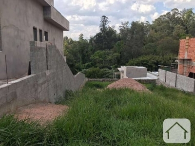Terreno à venda - com arrimo e platô, 300 m² por r$ 320.000 - condomínio reserva dos jatobás - louveira/sp