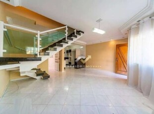 Sobrado com 3 dormitórios, 130 m² - venda por r$ 760.000,00 ou aluguel por r$ 4.119,00/mês - parque das nações - santo andré/sp