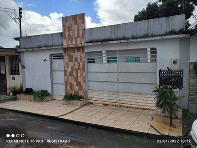 Casa localizado no Jorge Teixeira 2 Qrts + terreno