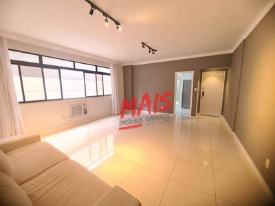 Apartamento em Pompéia, Santos/SP de 140m² 3 quartos à venda por R$ 869.000,00 ou para locação R$ 4.600,00/mes