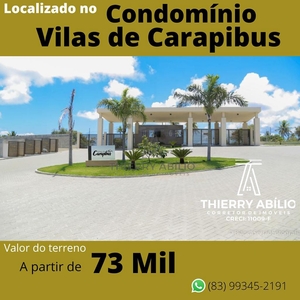 Terreno em Carapibus, Conde/PB de 10m² à venda por R$ 75.000,00