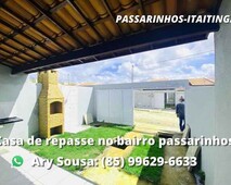 Casa repasse para venda tem 82 metros quadrados com 2 quartos em Gereraú - Itaitinga - CE