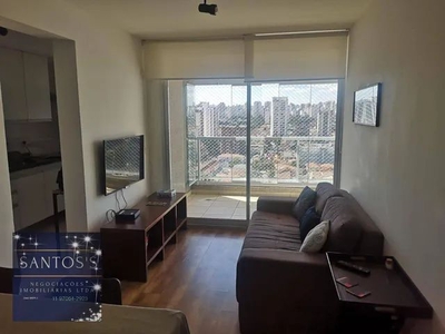 Apartamento com 1 dormitório para alugar, 45 m² por R$ 4.700/mês - Brooklin - São Paulo/SP