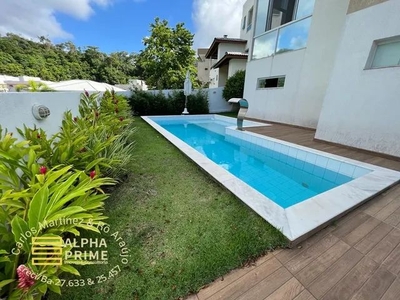 Casa a venda/locação em Alphaville Litoral Norte, com 4/4 e 3 suítes.