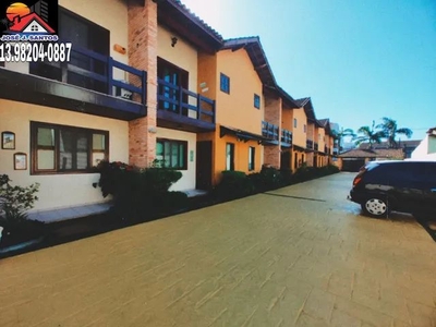 Casa de condomínio p aluguel e venda á 150 metros praia, possui 83 metros quadrados com 2