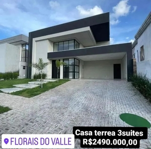 Casa terrea 3suites condomínio florais do valle Oportunidade única