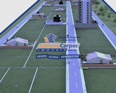 Adriano Carpes imóveis vende lotes com 550m² e 600m², com entrada e até 60x em Penha -SC