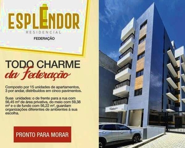 Apartamento 2 Quartos para Venda em Salvador, Federação, 2 dormitórios, 1 suíte, 2 banheir