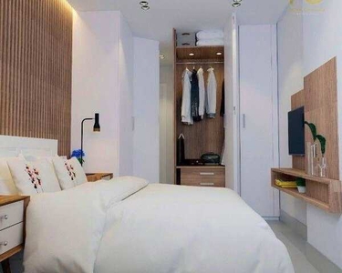 Apartamento com 1 dormitório à venda, 48 m² por R$ 339.864,00 - Boqueirão - Praia Grande/S
