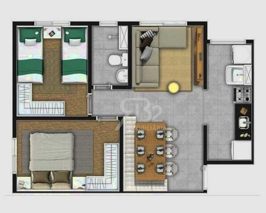 Apartamento com 2 dormitórios à venda, 45 m² por R$ 312.000,00 - Alto Taquaral - Campinas