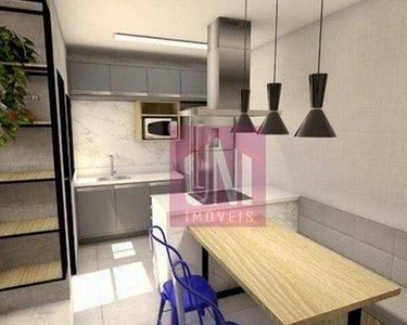 Apartamento com 2 dormitórios à venda, 47 m² por R$ 345.000,00 - Jardim - Santo André/SP