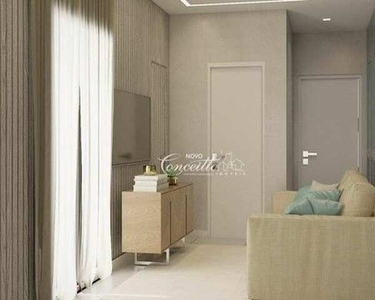 Apartamento com 2 dormitórios à venda, 47 m² por R$ 349.000 - Campestre - Santo André/SP
