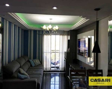 Apartamento com 2 dormitórios à venda, 50 m² - Vila Homero Thon - Santo André/SP