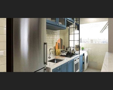 Apartamento com 2 dormitórios à venda, 53 m² por R$ 319.500,00 - Vila Tibiriçá - Santo And