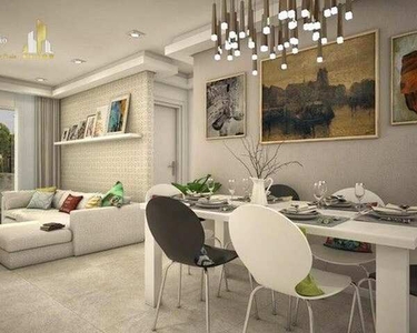 Apartamento com 2 dormitórios à venda, 55 m² por R$ 302.000,00 - Aviação - Praia Grande/SP