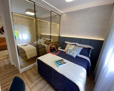 Apartamento com 2 dormitórios à venda, 55 m² por R$ 363.000,00 - Vila Baeta Neves - São Be