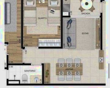 Apartamento com 2 dormitórios à venda, 62 m² por R$ 335.000,00 - Parque Industrial - São J