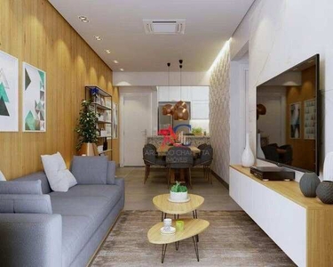 Apartamento com 2 dormitórios à venda, 63 m² por R$ 340.200,00 - Aviação - Praia Grande/SP