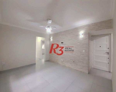 Apartamento com 2 dormitórios à venda, 70 m² - Embaré - Santos/SP