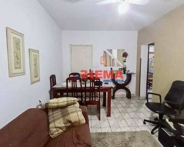 Apartamento com 2 dormitórios à venda, 80 m² por R$ 375.000,00 - Aparecida - Santos/SP