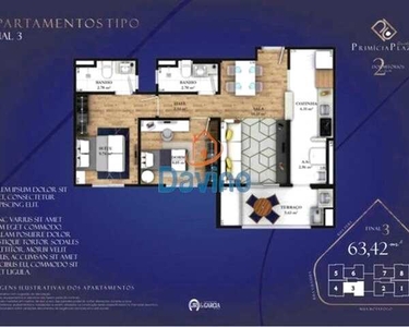 APARTAMENTO DE 2 DORMITÓRIOS COM SÚITE E LAZER COMPLETO LOCALIZADO NA GUILHERMINA - R$ 349