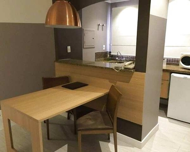 Apartamento flat, de 84m², com 1 quarto e armário embutidos, Gonzaga - Santos/SP