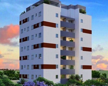 Apartamento Garden com 2 dormitórios à venda, 77 m² por R$ 305.000,00 - Caiçaras - Belo Ho