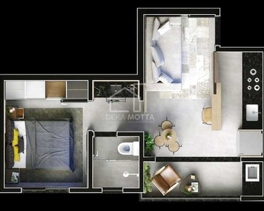 Apartamento para Venda em Uberlândia, Saraiva, 1 dormitório, 1 banheiro, 1 vaga